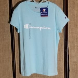 NWT, Girl’s Light Blue Champion T-Shirt, Size XL